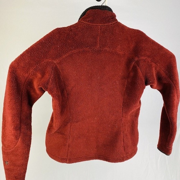 VTG Patagonia Womens Red Polartec Polyester Full Zip Pile Jacket Medium M - Picture 8 of 9